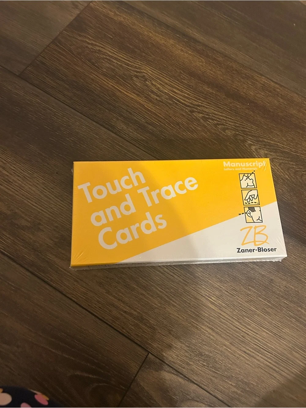 Zaner-Bloser Manuscript Touch and Trace Cards